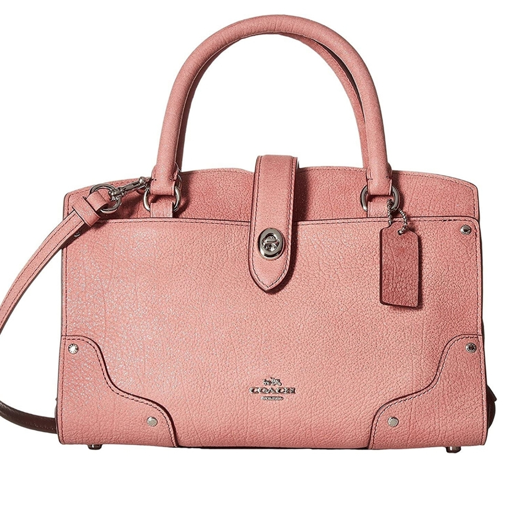 🌟Dusty Rose Glitter Coach Mercer 24🌟